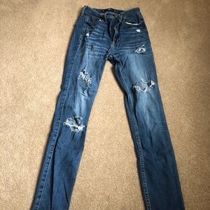 Hollister ripped jeans